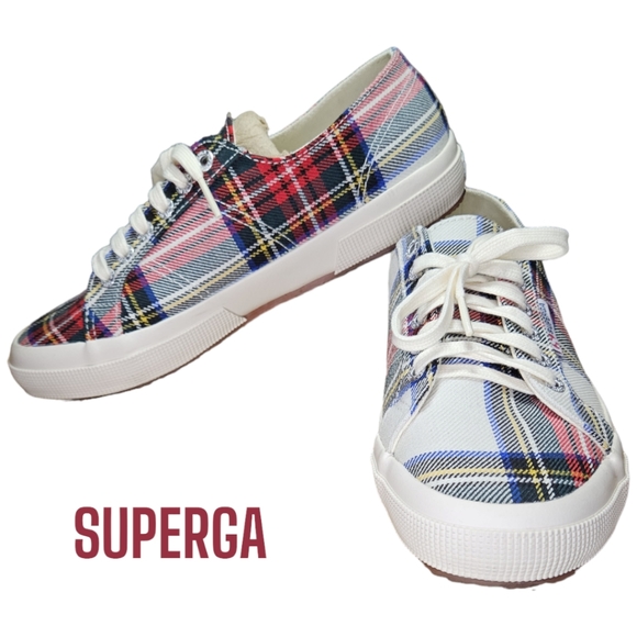 Superga Tartan Plaid Sneakers - Picture 3 of 11